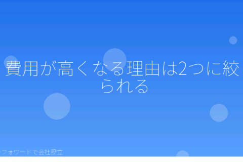 マネーフォワードで会社設立を自分で進める「株式会社設立費用はなぜ合同会社より高くなるのか｜自分で計算する構造ガイド」の解説イラスト